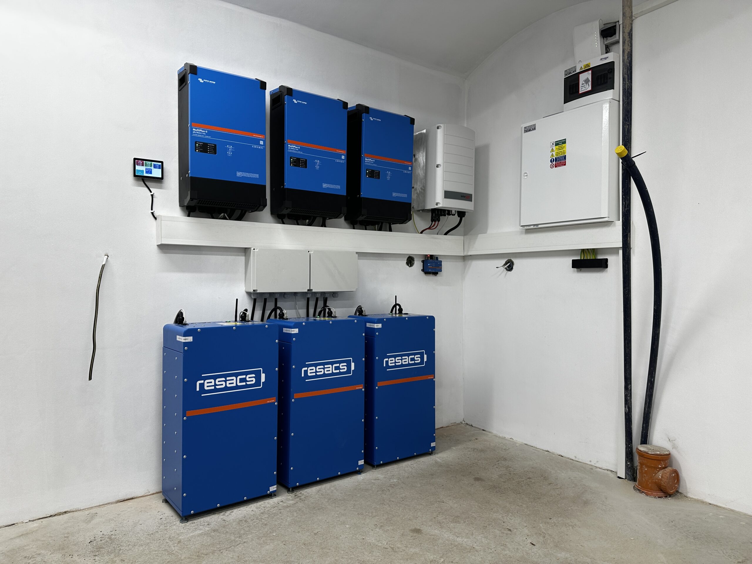 Instalace bateriového úložiště