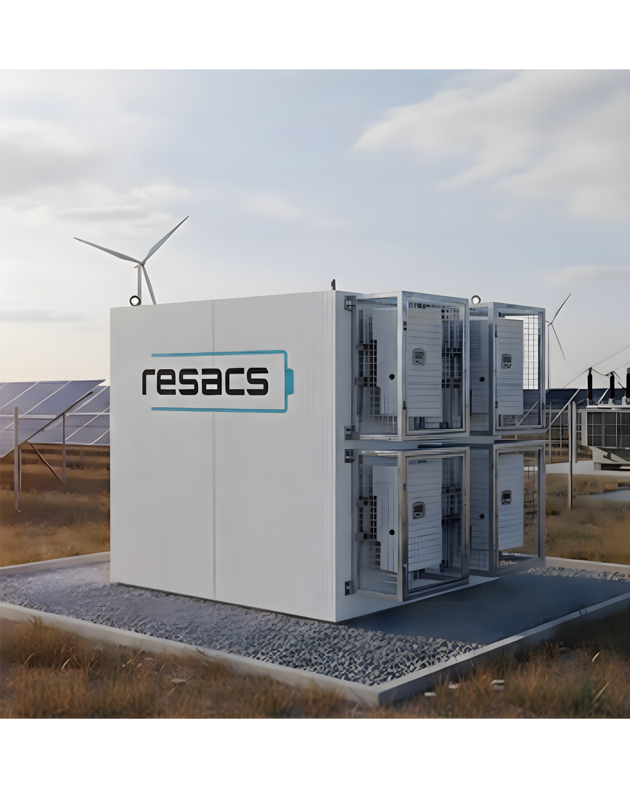 Venkovní bateriové úložiště Resacs