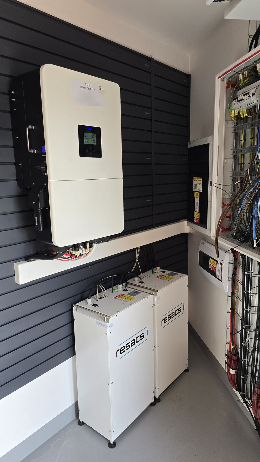 Resacs 30 kWh battery storage in&nbsp;a&nbsp;family home, Prague-East