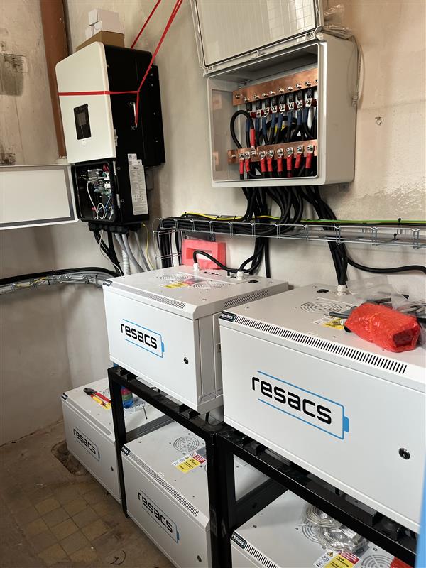 Bateriové úložiště Resacs 30 kW / 75 kWh – zákazník neuveden, Zábřeh na Moravě (instalace AquaSolarTech s.r.o.)